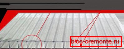 La estructura del plástico celular.
