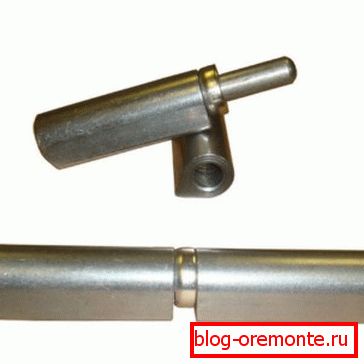 Bucle de tornillo bisagras para puertas de metal