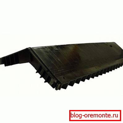 Aerador de cresta de tipo continuo
