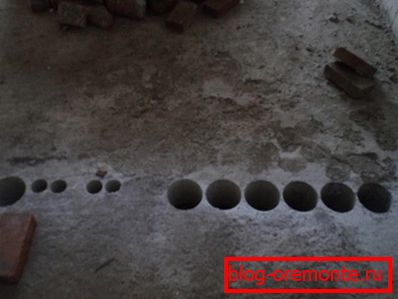 Taladros diamantados en hormigón para la reparación de comunicaciones subterráneas. Taladros diamantados en hormigón para la reparación de comunicaciones subterráneas.