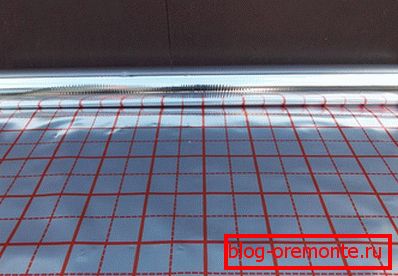Lámina de aluminio para suelo radiante.