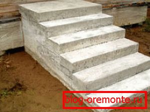 Escalera de hormigón - construcción robusta