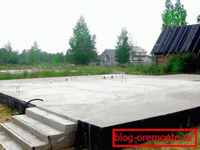 Construcción de hormigón de relleno Construcción de hormigón de relleno