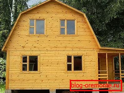 Casa en forma de barra. Casa en forma de barra.