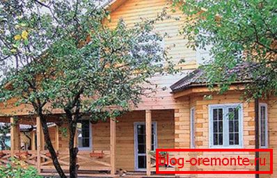 Частный дом из клееного madera Частный дом из клееного madera