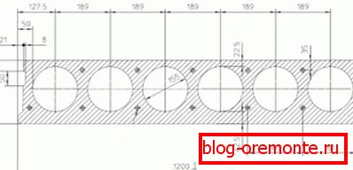 Dibujo de una placa estándar.