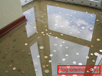 Piso decorativo a granel