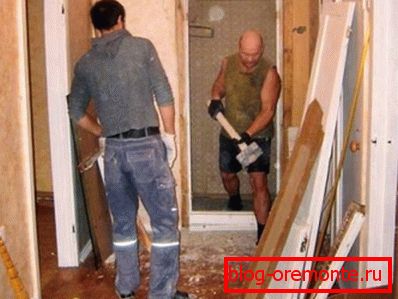Trabajo de desmontaje Trabajo de desmontaje