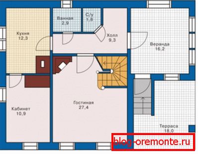 Un plan bastante simple para una casa prefabricada. Un plan bastante simple para una casa prefabricada.