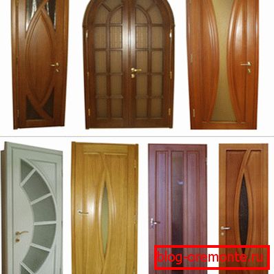 Puertas con paneles de varios diseños. puertas interiores a elegir