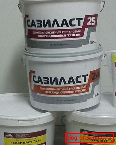 Sellante de dos componentes para pisos de concreto Sazilast