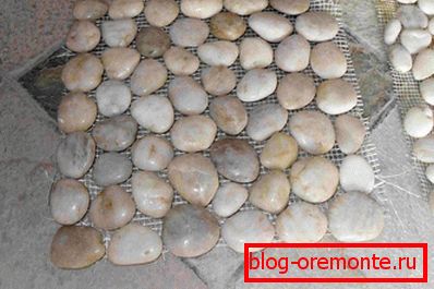 Mosaico de guijarros