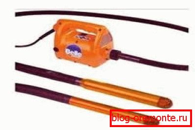 Vibrador eléctrico profundo para solución. Vibrador eléctrico profundo para solución.