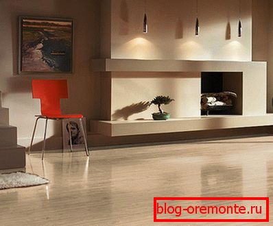 Piso brillante se ve hermoso