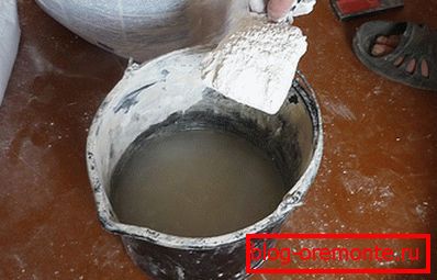Preparando la solucion