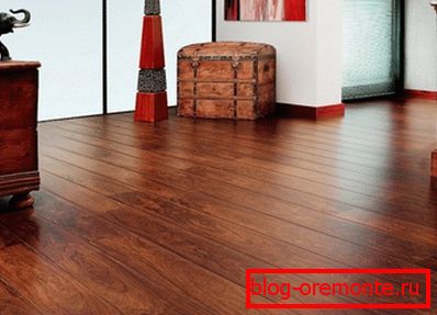 Piso laminado acabado