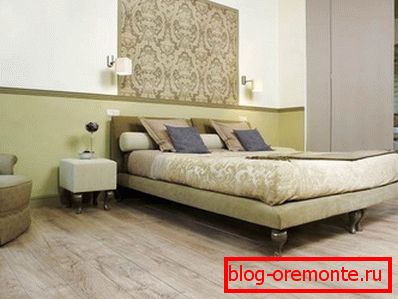 Tonos de oliva claros en el interior.