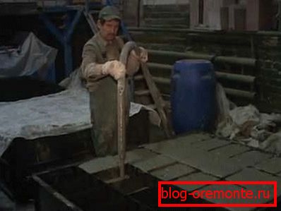 Изготовление блоков из espuma de hormigón заливкой в формы Изготовление блоков из espuma de hormigón заливкой в формы