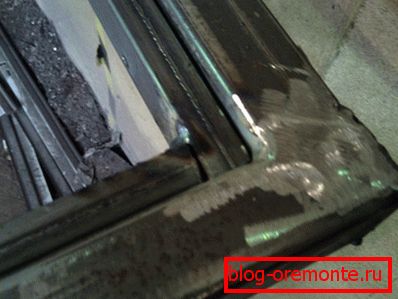 Realizando el desmonte adecuado de la soldadura. fabricación de puertas forjadas