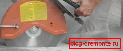 Cómo se realiza el corte de hormigón armado con círculos de diamante. Cómo se realiza el corte de hormigón armado con círculos de diamante.