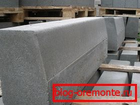 Las piedras de concreto son las más comunes.