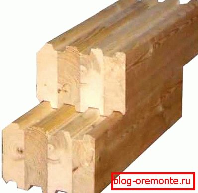 Material encolado con estructura perfilada. Material encolado con estructura perfilada.