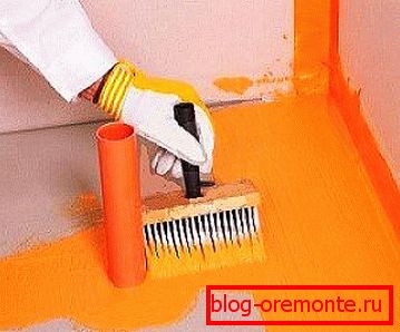 Rojo para pavimento de hormigón utilizado en el apartamento. Rojo para pavimento de hormigón utilizado en el apartamento.