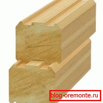 Fijación de madera perfilada. Fijación de madera perfilada.