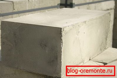 Bloques de hormigón ligero y cálido.
