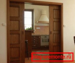 Puertas correderas que llaman en paredes falsas. Instalación de puertas correderas interiores.
