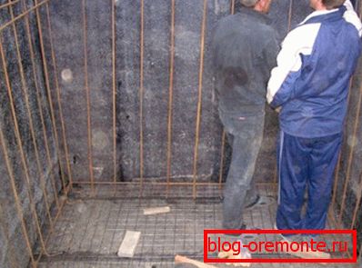 En la foto - la instalación de refuerzo. En la foto - la instalación de refuerzo.
