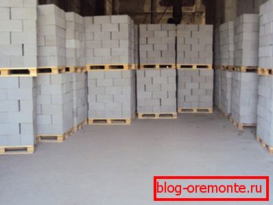 En la foto - un ejemplo de almacenamiento de material terminado. En la foto - un ejemplo de almacenamiento de material terminado.