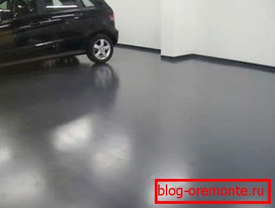En la foto: estacionamiento, piso de concreto, que fue cubierto profesionalmente con agentes poliméricos. En la foto: estacionamiento, piso de concreto, que fue cubierto profesionalmente con agentes poliméricos.