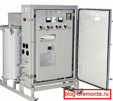 En la foto: un transformador reductor es una parte importante del sistema. En la foto: un transformador reductor es una parte importante del sistema.