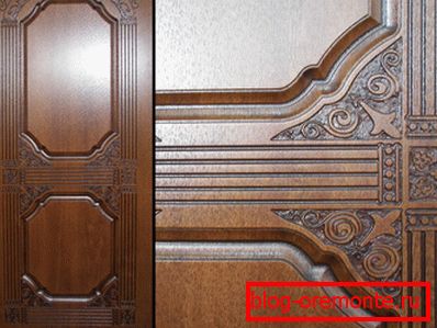Tapicería decorativa en versión de fábrica.