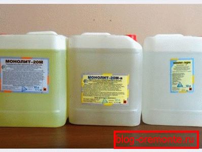 Varios tipos de impregnación a base de agua. Varios tipos de impregnación a base de agua.