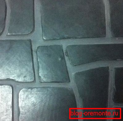 Material de revestimiento que imita la textura de los adoquines. Material de revestimiento que imita la textura de los adoquines.