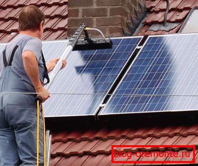 Mantenimiento de paneles solares
