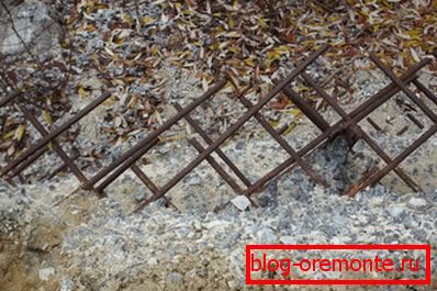 Dispersión de hormigón tras la congelación. Dispersión de hormigón tras la congelación.