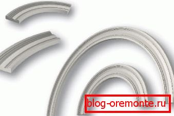 Arcos para un arco de poliuretano. adorno de arco de mosaico