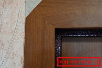 Acabado de la abertura utilizando MDF. Acabado de la abertura utilizando MDF.