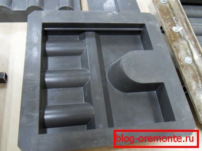 Molde de plástico para elementos de horno de hormigón. Molde de plástico para elementos de horno de hormigón.