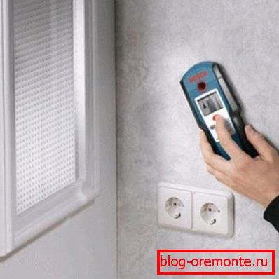 Verificar la presencia de cables en la pared.
