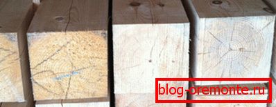 Al elegir un material, inspeccione cuidadosamente el extremo de la madera, si hay muchas grietas en él, entonces dicha madera se agrietará rápidamente debido a las caídas de temperatura Al elegir un material, inspeccione cuidadosamente el extremo de la madera, si hay muchas grietas en él, entonces dicha madera se agrietará rápidamente debido a las caídas de temperatura