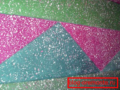 Un ejemplo de recubrimiento multicolor brillante. Un ejemplo de recubrimiento multicolor brillante.