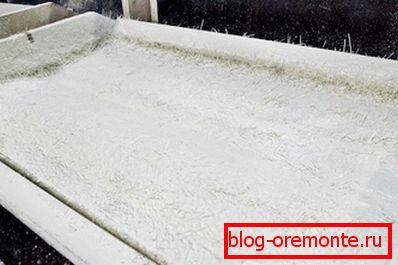 Producción стеклофибробетона напылением Producción стеклофибробетона напылением