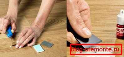 Como reparar chip en laminado