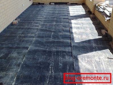 Trabajos en material de rollo impermeabilizante. Trabajos en material de rollo impermeabilizante.