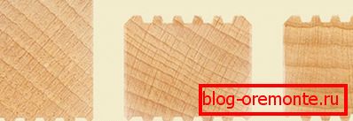 Diferentes tramos de madera perfilada. Diferentes tramos de madera perfilada.