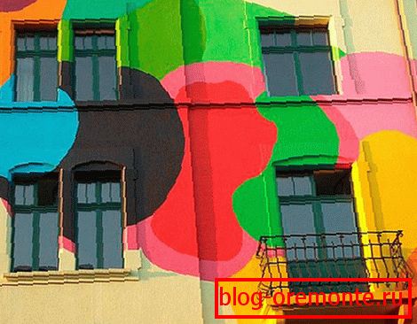 Fachada multicolor